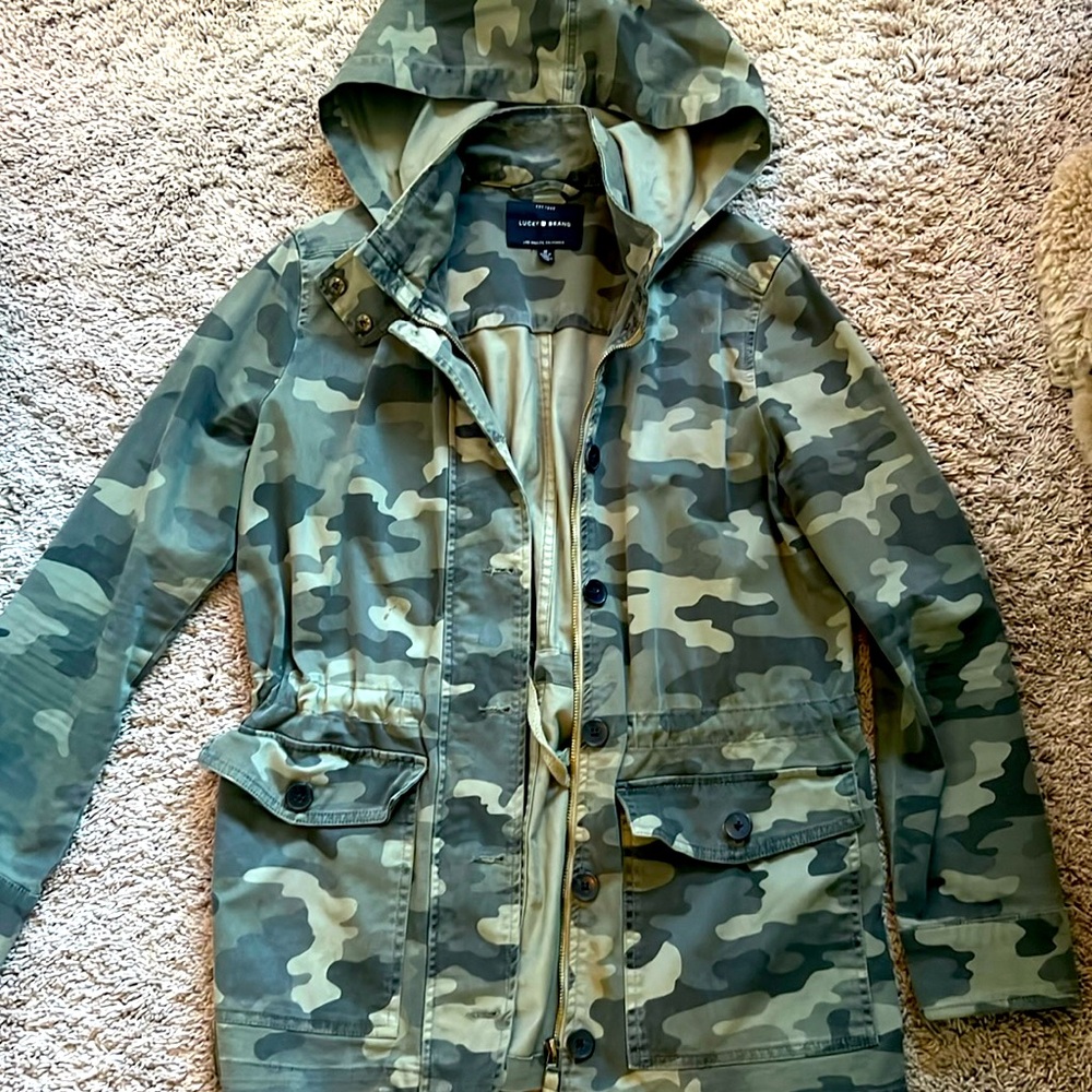 Lucky Brand Utility Coat, Size M